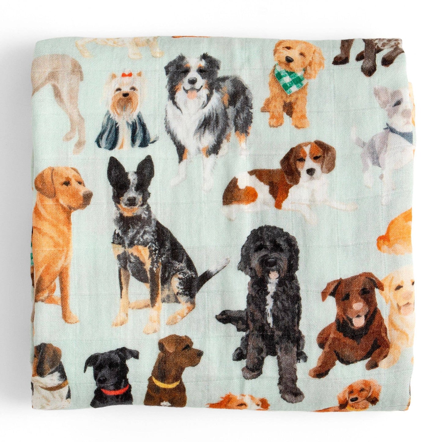Baby Swaddle Blanket - Furry Friends Dogs