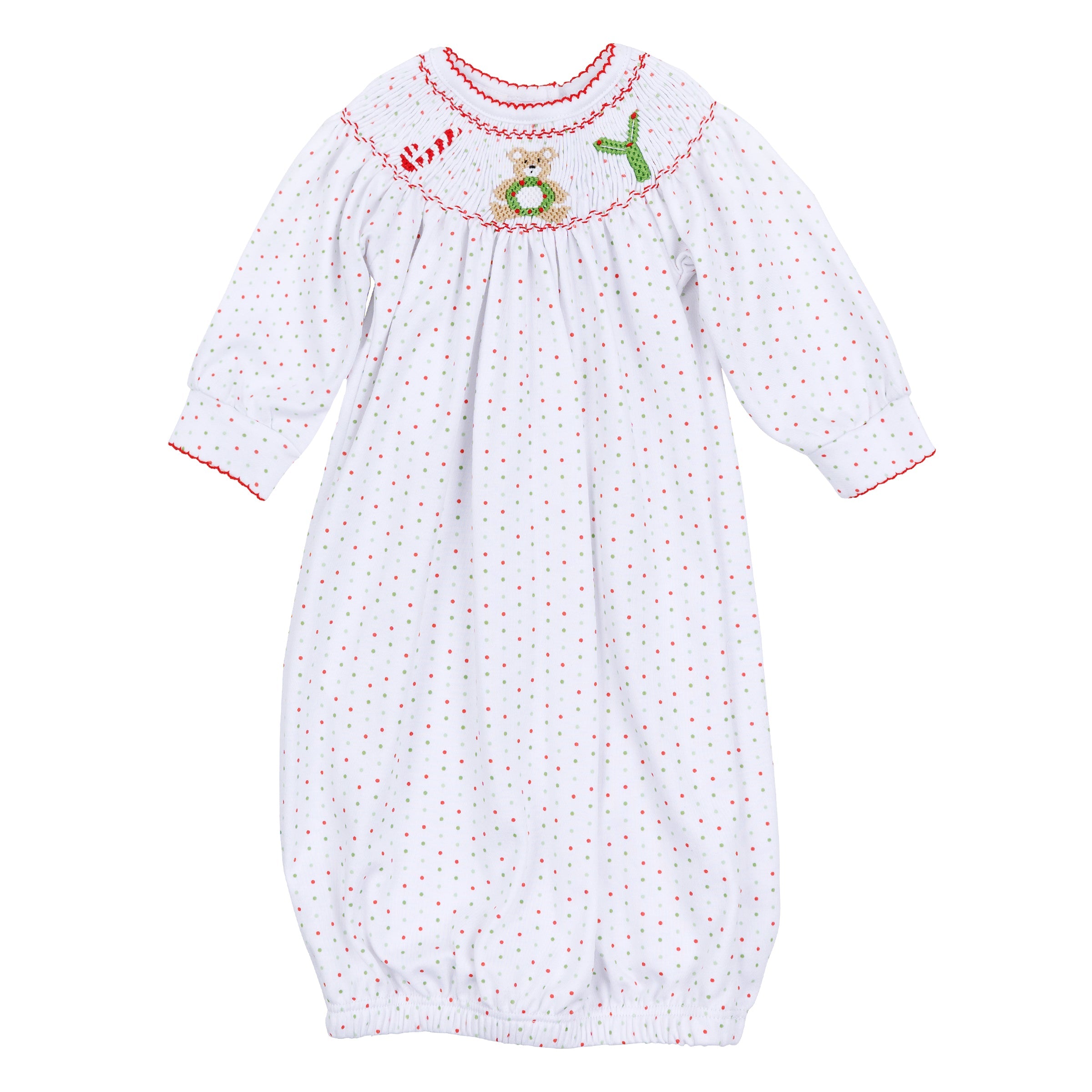 Christmas Joy Classics Bishop Gown - Red - Magnolia Baby Boy
