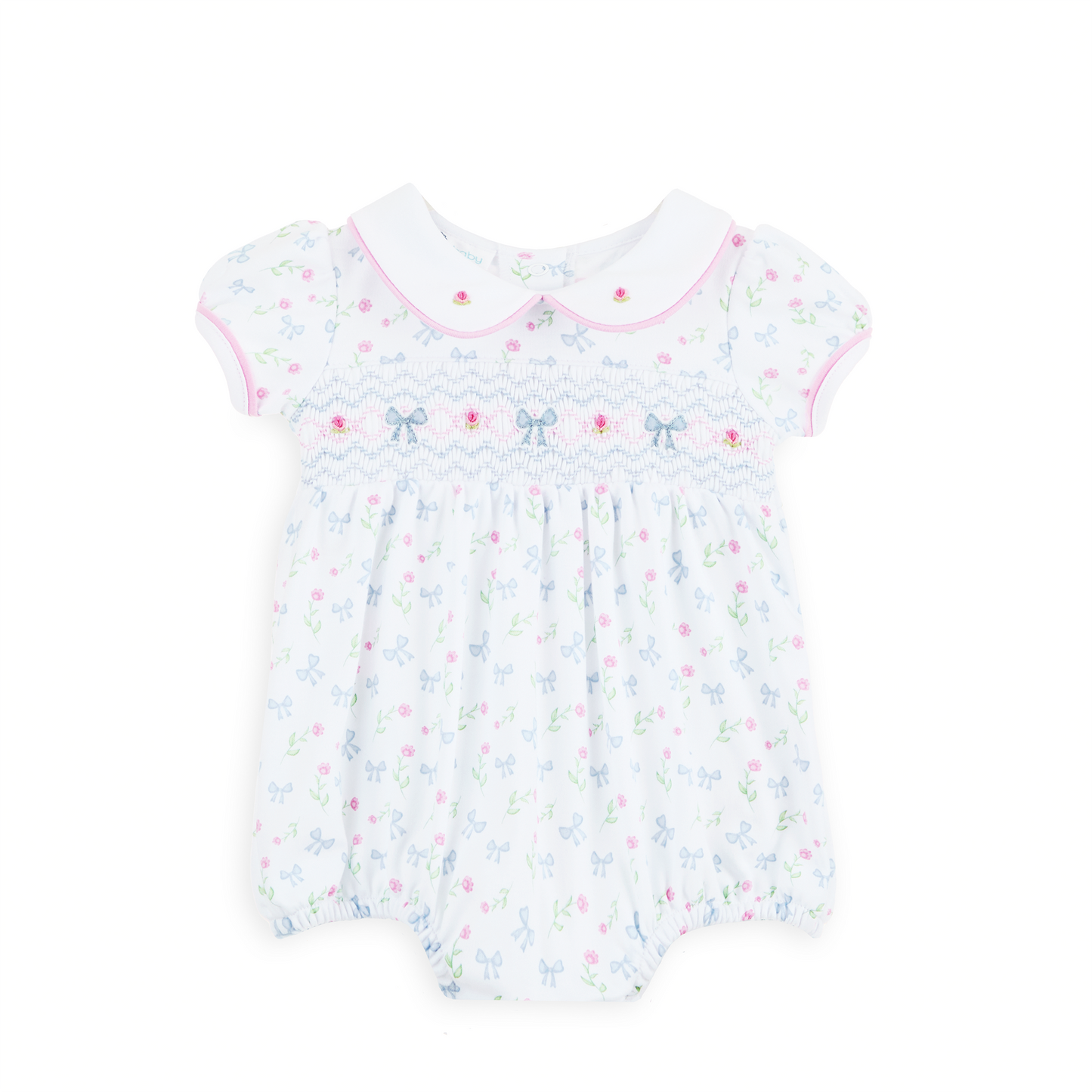 Evelyn's Classics Smocked Bubble - Magnolia Baby Girl