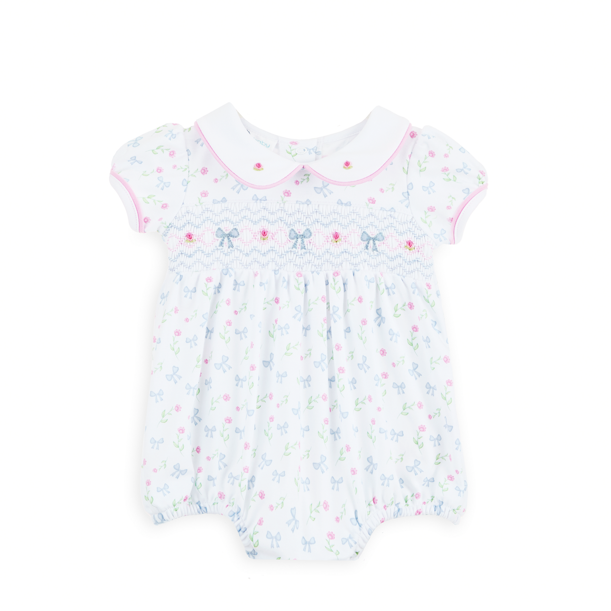 Evelyn's Classics Smocked Bubble - Magnolia Baby Girl
