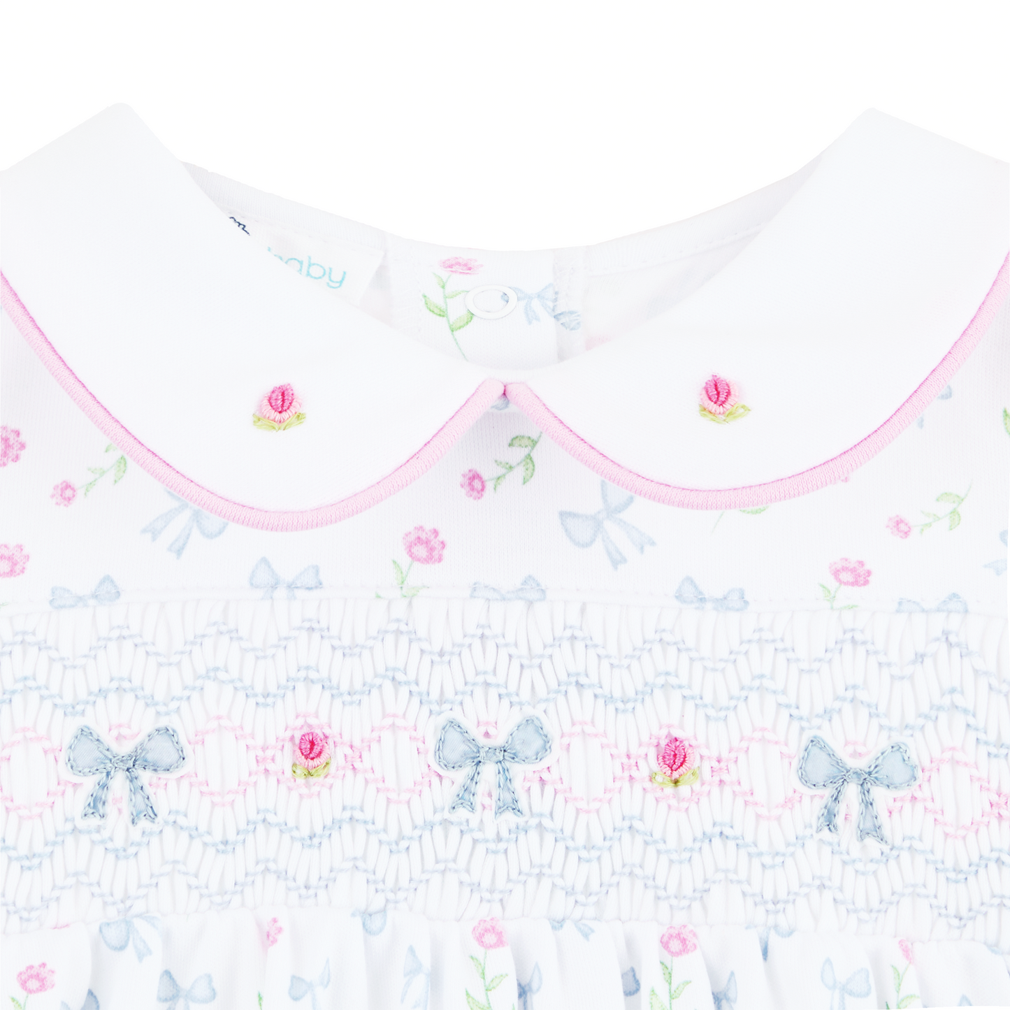 Evelyn's Classics Smocked Footie - Magnolia Baby Girl
