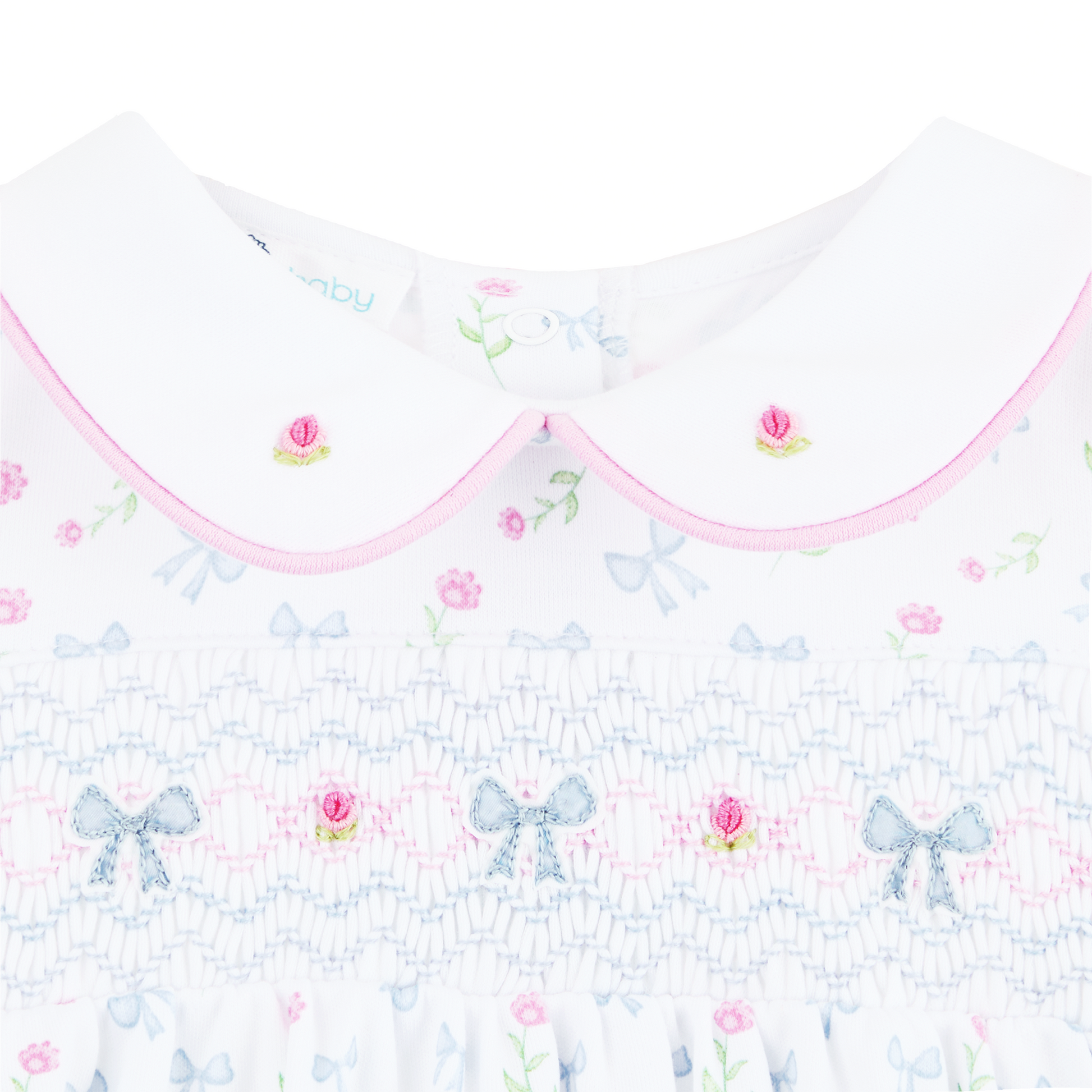 Evelyn's Classics Smocked Footie - Magnolia Baby Girl