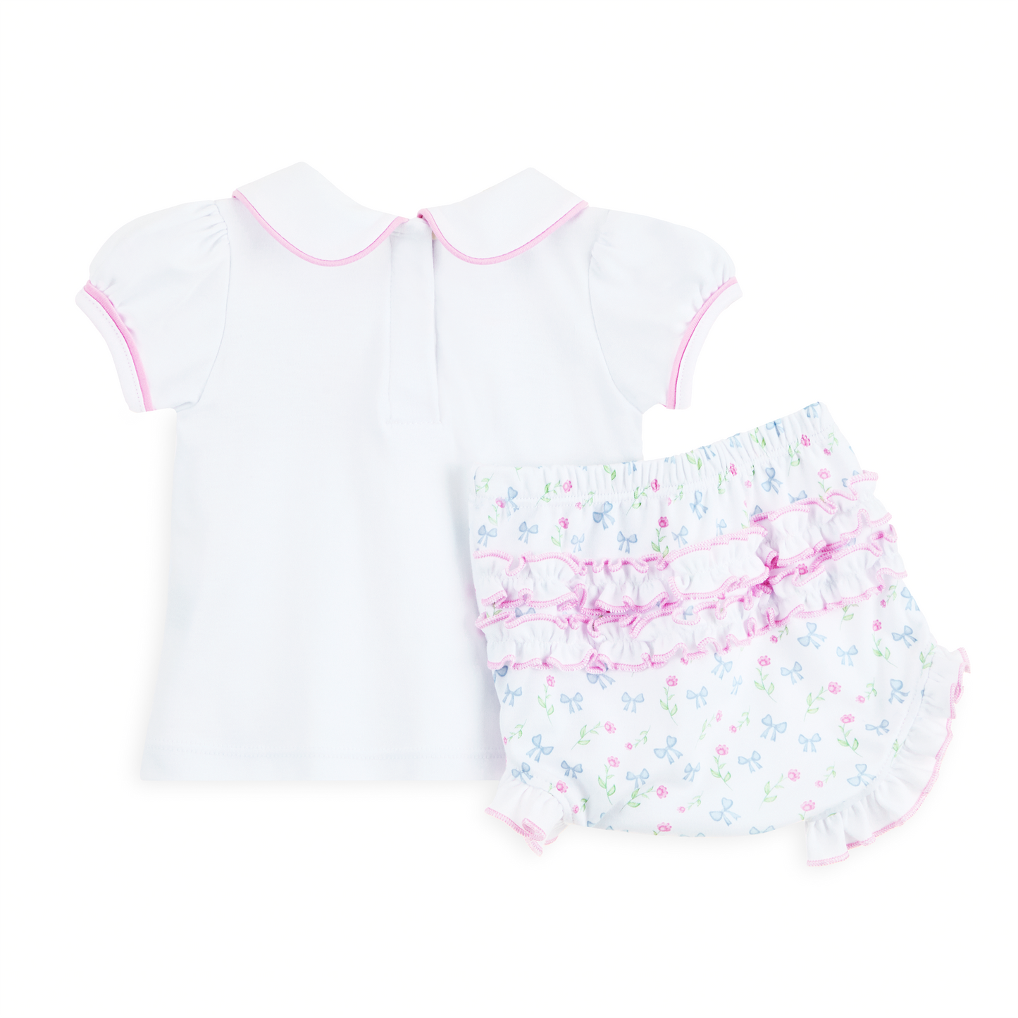Evelyn's Classics Smocked Diaper Cover Set - Magnolia Baby Girl