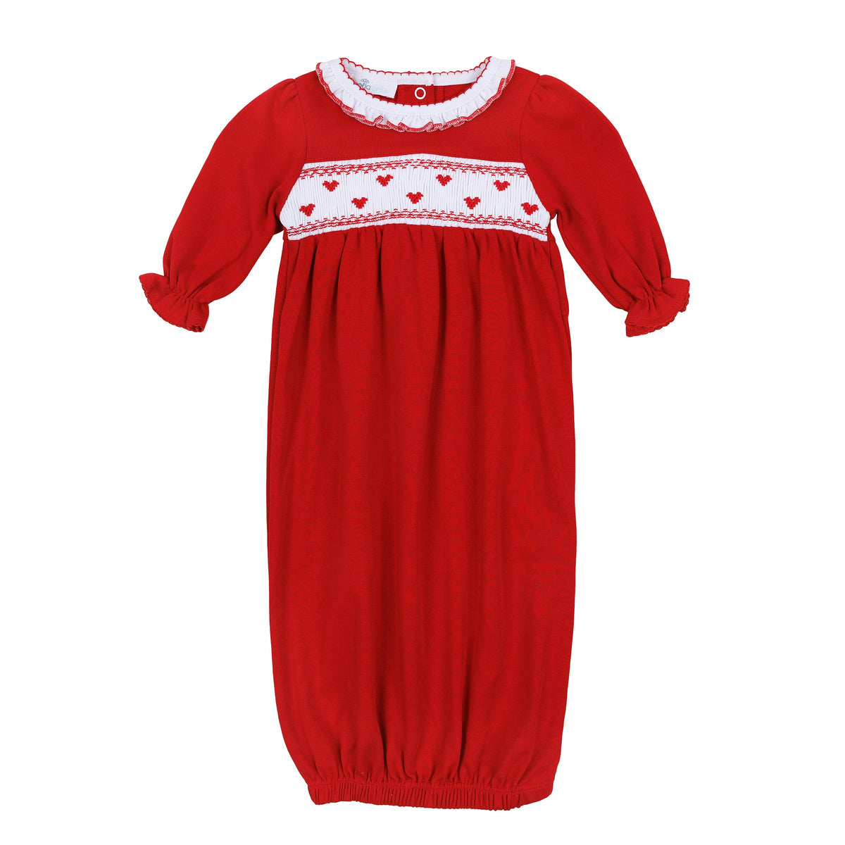 Valentina's Hearts Smocked Gown - Magnolia Baby Girl