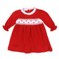 Valentina's Hearts Smocked Long Sleeve Dress - Magnolia Baby Girl