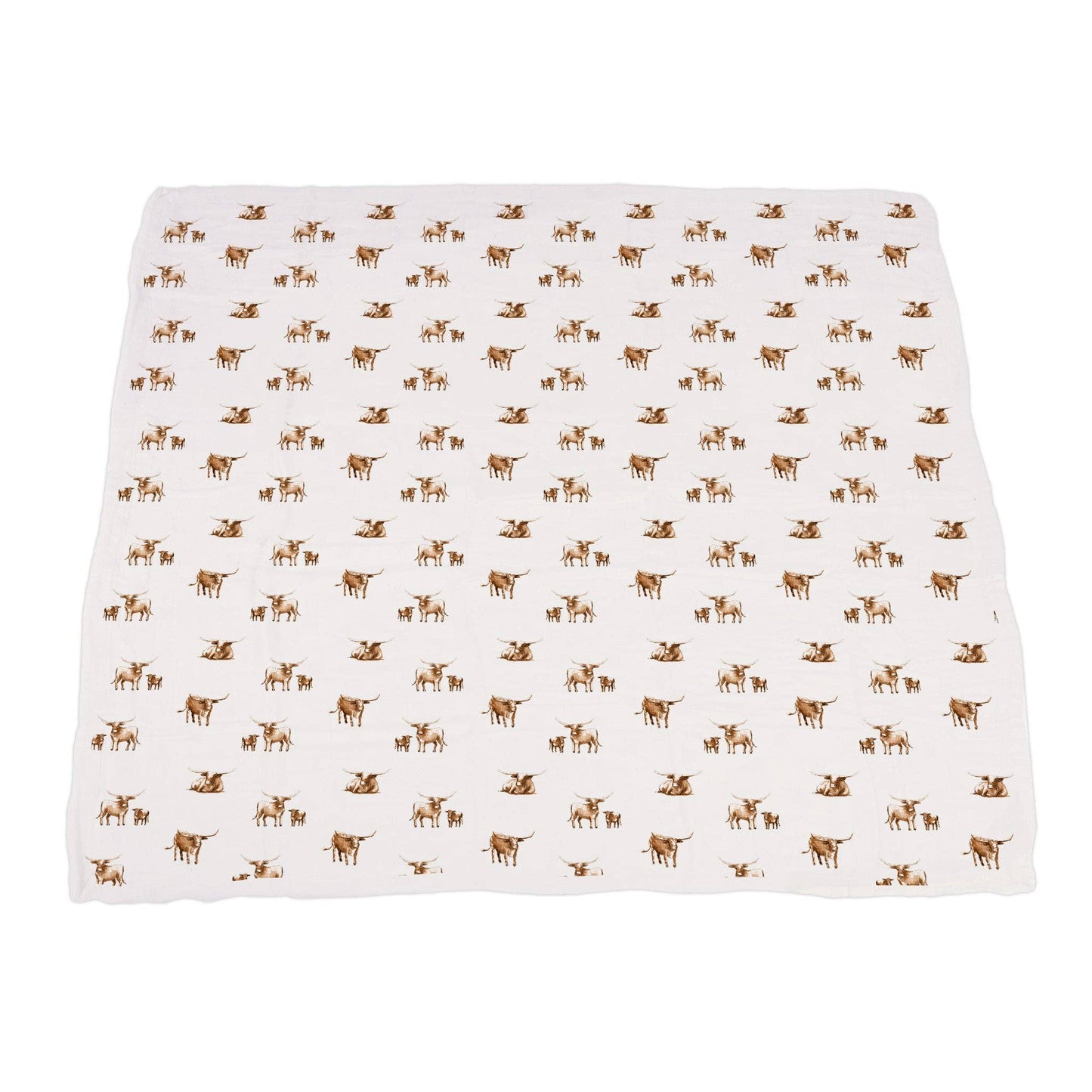 Texas Longhorn Bamboo Blanket