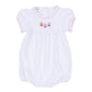 Pumpkin Party Short Sleeve Bubble - Pink - Magnolia Baby Girl