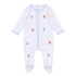 Pumpkin Party Footie - Light Blue - Magnolia Baby Boy