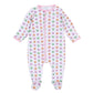 Pumpkin Party Print Footie - Pink - Magnolia Baby Girl