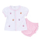 Pumpkin Party Ruffle Diaper Cover Set - Pink - Magnolia Baby Girl