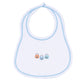 Pumpkin Party Bib - Light Blue - Magnolia Baby Boy