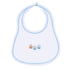 Pumpkin Party Bib - Light Blue - Magnolia Baby Boy