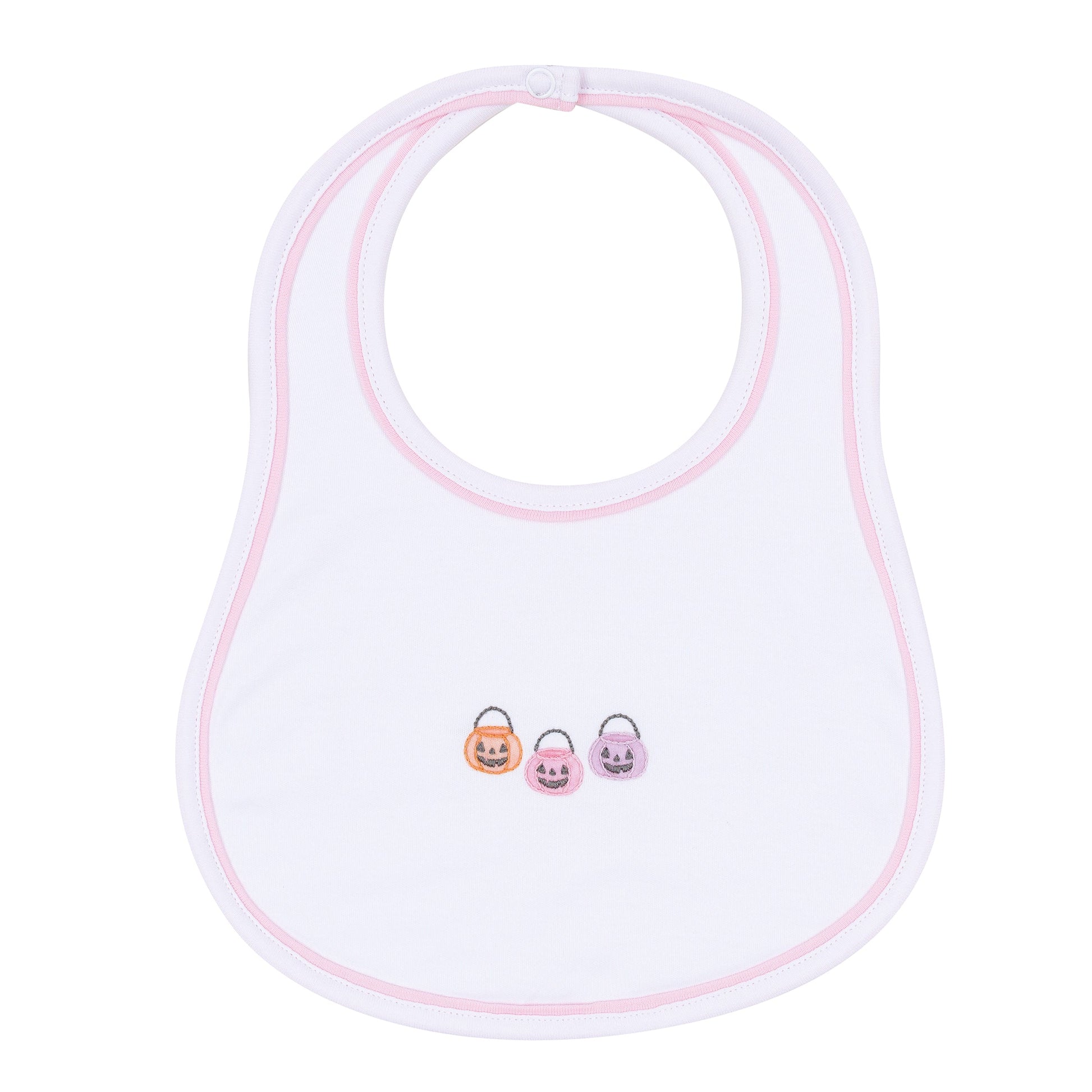 Pumpkin Party Bib - Pink - Magnolia Baby Girl