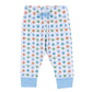 Pumpkin Party Print Joggers - Light Blue - Magnolia Baby Boy