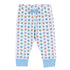 Pumpkin Party Print Joggers - Light Blue - Magnolia Baby Boy