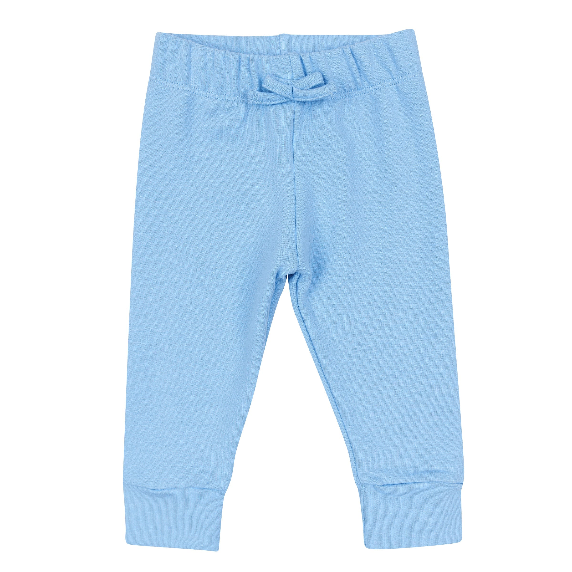Pumpkin Party Joggers - Light Blue - Magnolia Baby Boy
