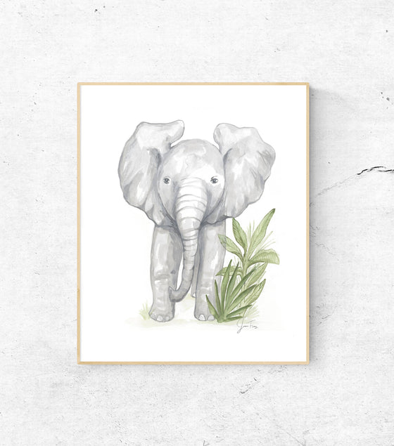 Elephant Art Print