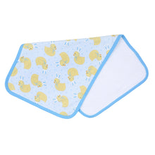  Bunny Ears Blue Print Burp Cloth