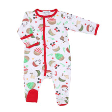  Holiday Baking Red Printed Footie