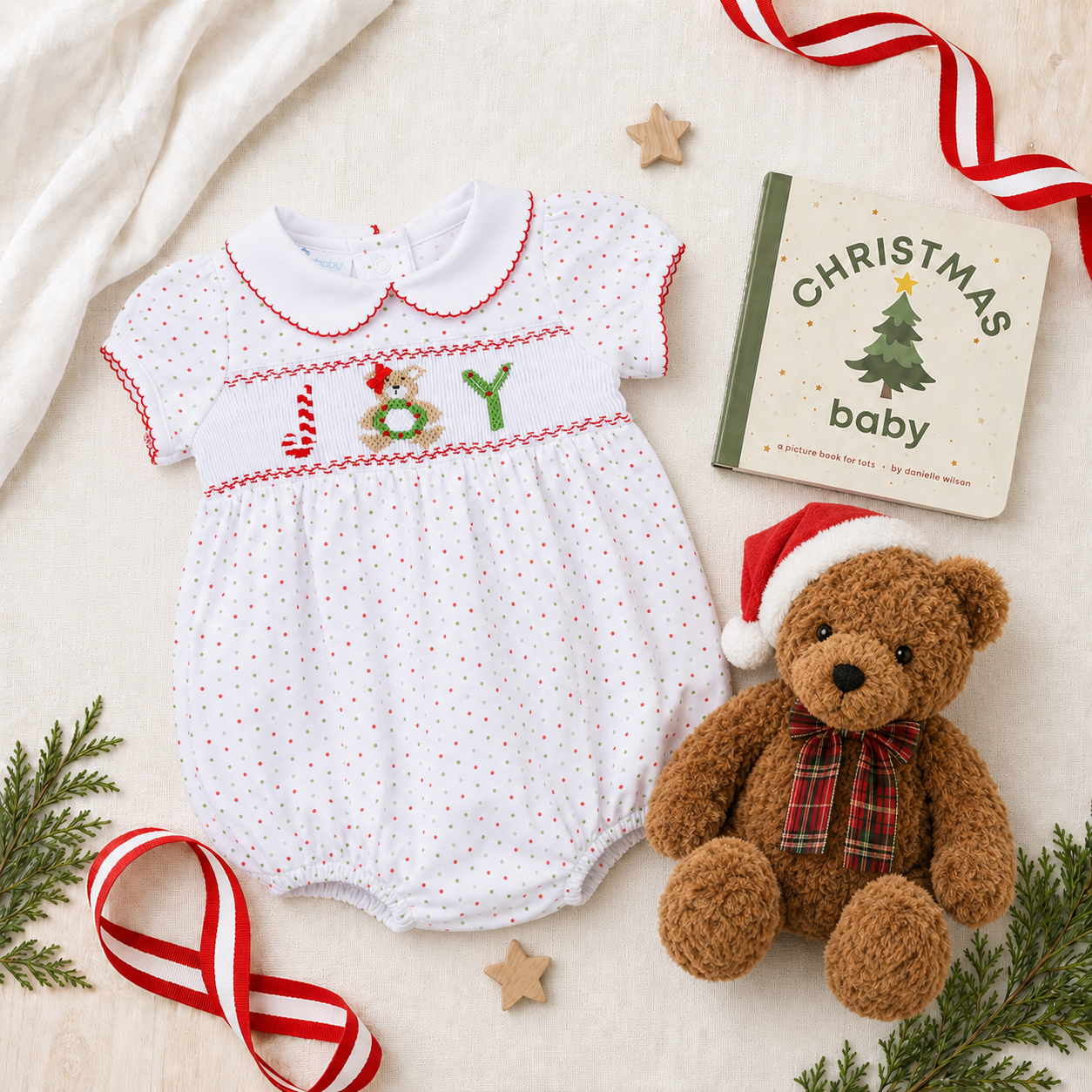 Baby Girl Christmas Gift Set - Christmas Joy