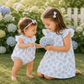Sisters Dress + Bubble Set - Hydrangeas Print