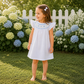 Sisters Dress + Bubble Set - Bishop Hydrangeas