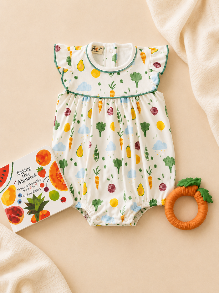 Baby Girl Eat Your Veggies Bubble Gift Set