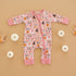Halloween Hounds Zip Playsuit - Dusty Rose Luna And Arlo Girl