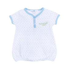  Alligator Pie Embroidered Bubble - Light Blue