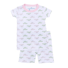  Alligator Pie Short Pajamas - Pink