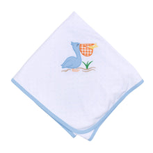  Pelican Bay Applique Receiving Blanket
