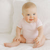 Mini Checks Lap Bodysuit - Pink