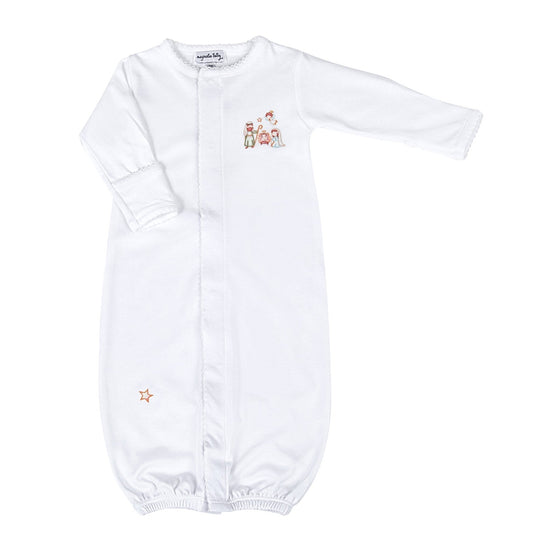 A Child is Born Embroidered Converter - Magnolia BabyConverter Gown