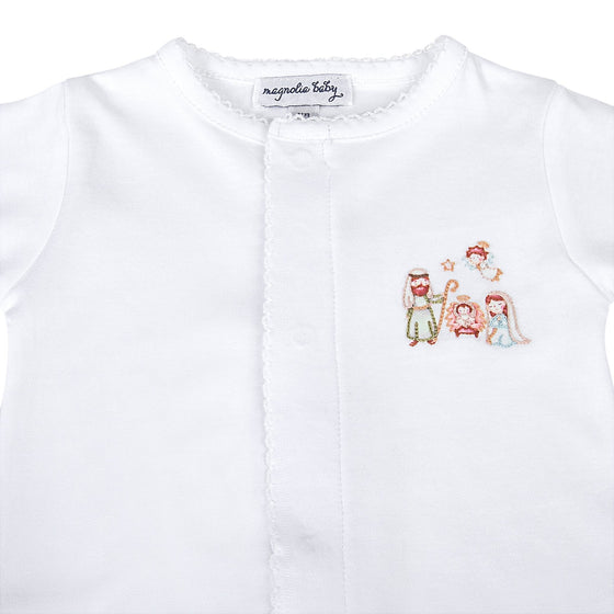 A Child is Born Embroidered Converter - Magnolia BabyConverter Gown