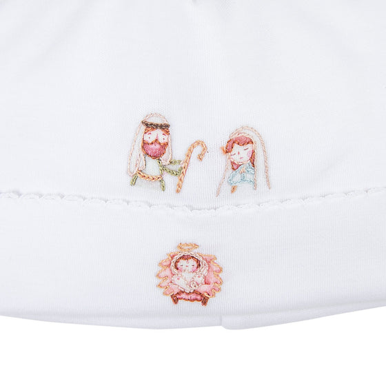 A Child is Born Embroidered Hat - Magnolia BabyHat