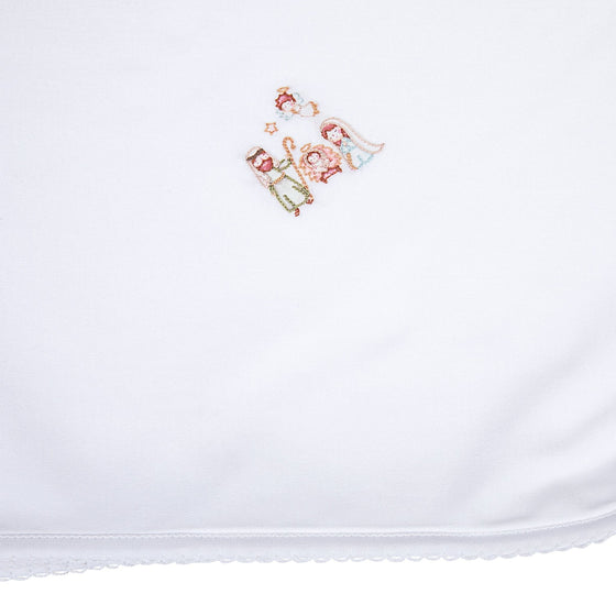 A Child is Born Embroidered Receiving Blanket - Magnolia BabyReceiving Blanket