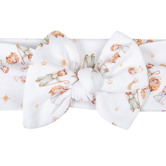 A Child is Born Print Headband - Magnolia BabyHeadband