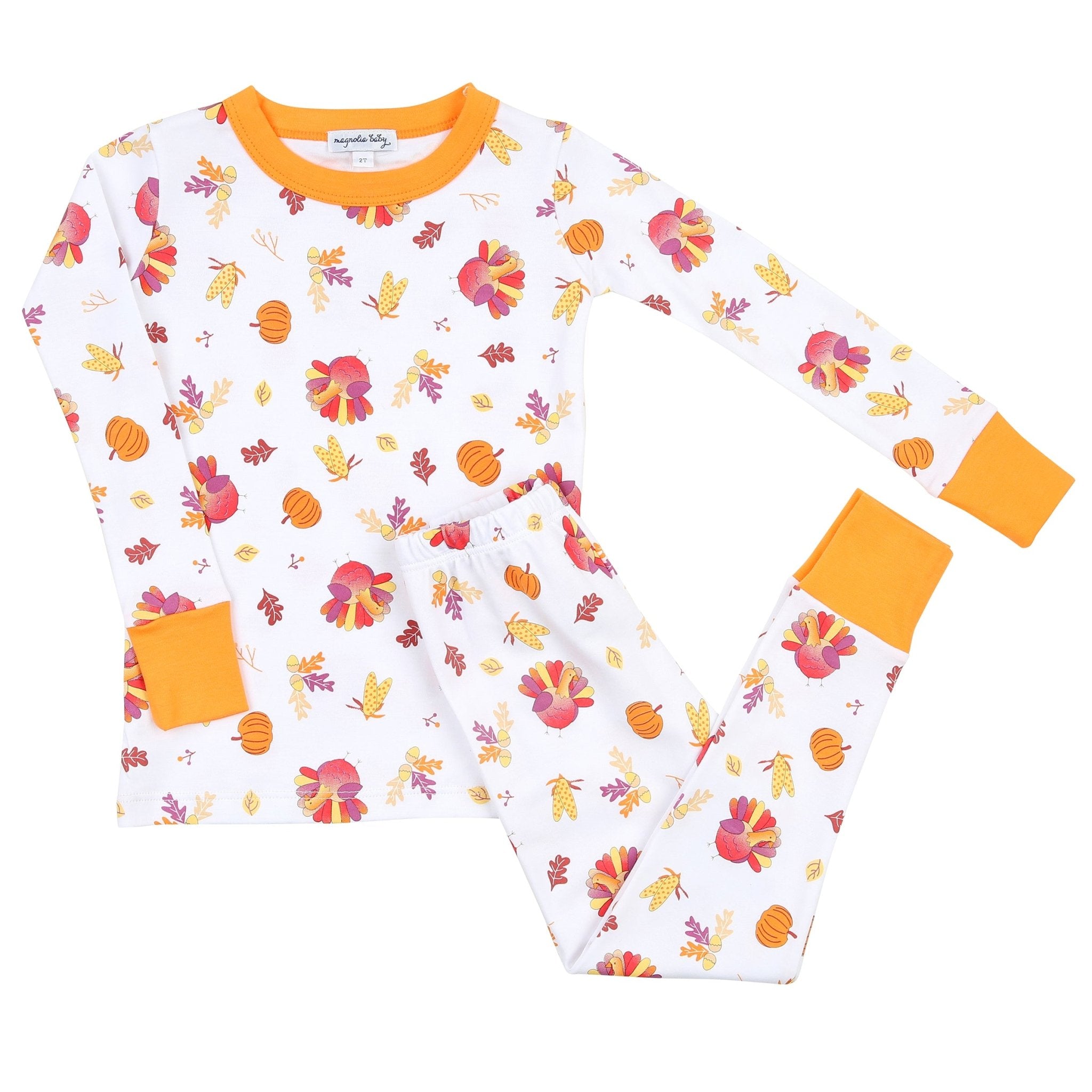 A Day of Thanks Infant/Toddler Long Pajamas - Magnolia BabyLong Pajamas