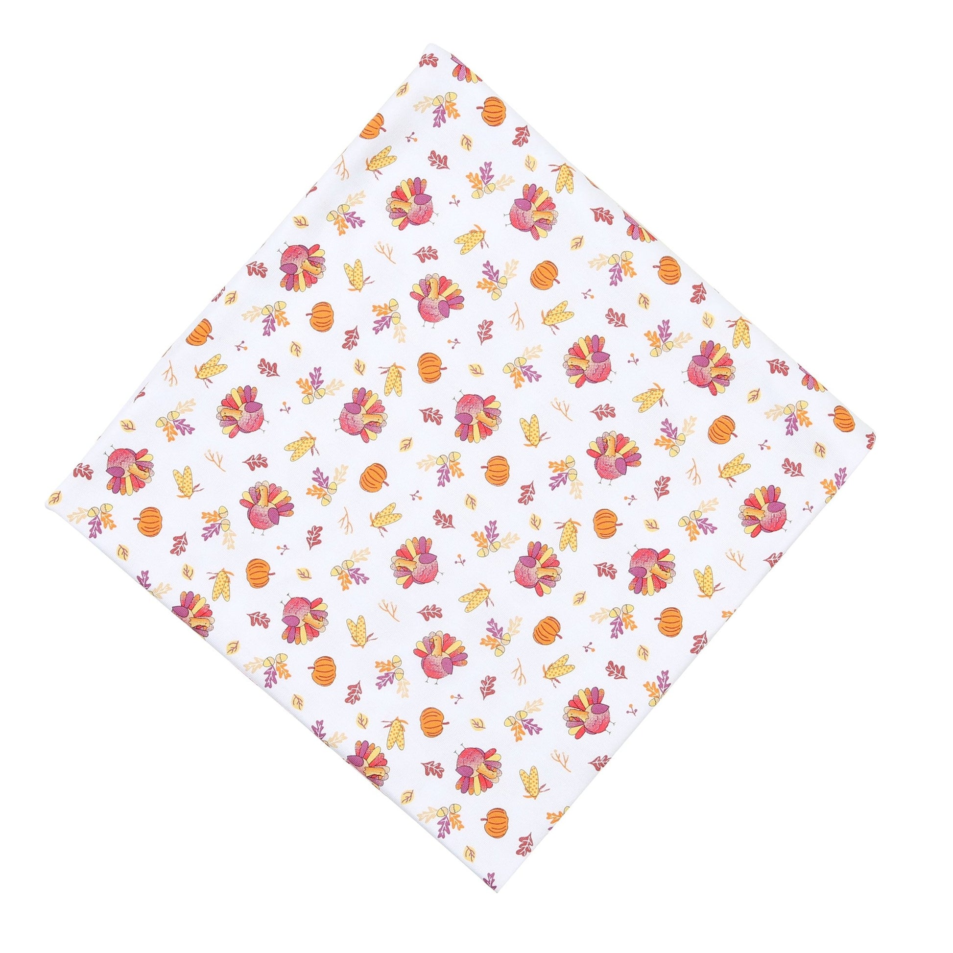 A Day of Thanks Printed Swaddle Blanket - Magnolia BabySwaddle Blanket