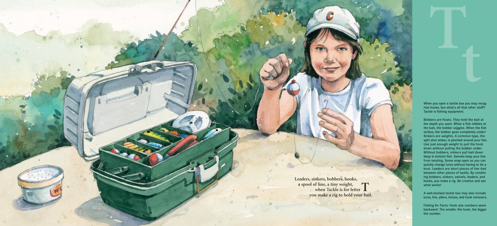 A FISHING ALPHABET picture book: H is for Hook - Magnolia BabyBook
