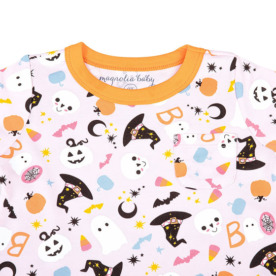 A Little Bit Batty Girl's Short Sleeve Nightdress - Pink - Magnolia BabyNightdress