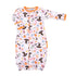 A Little Bit Batty Print Ruffle Converter - Pink - Magnolia BabyConverter Gown