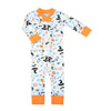 A Little Bit Batty Zip Pajamas - Blue - Magnolia BabyZipper Pajamas