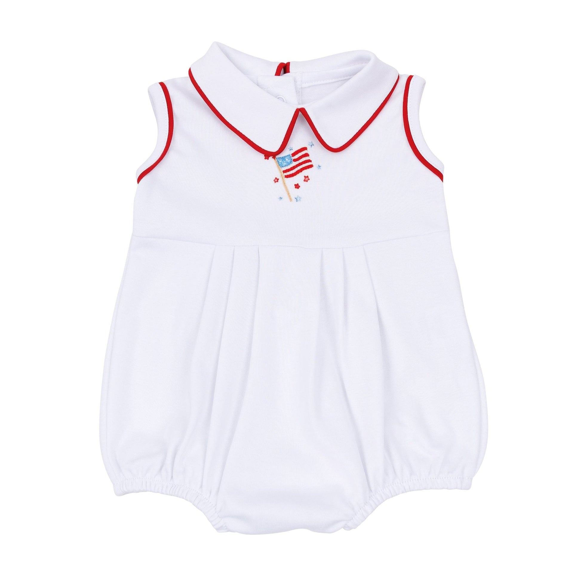 A Sparkly Fourth Collared Boy Bubble - Magnolia BabyBubble