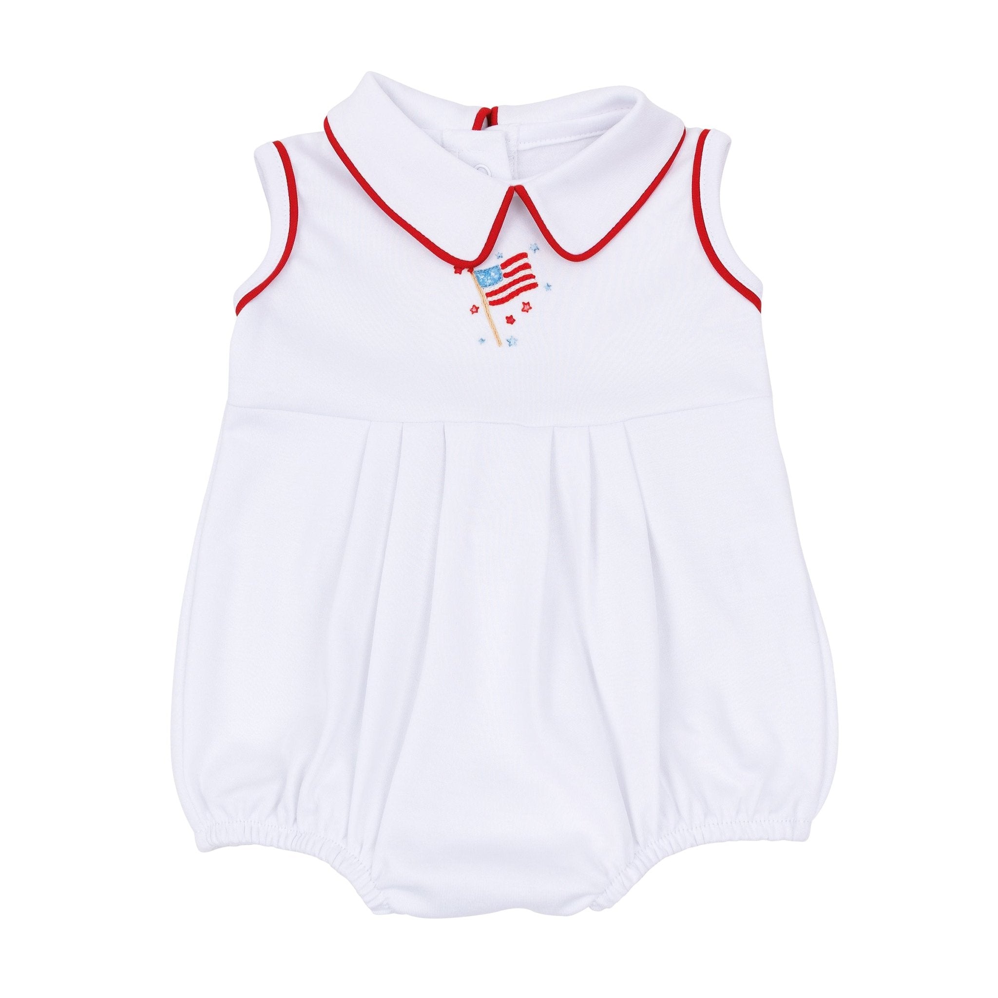 A Sparkly Fourth Collared Boy Bubble - Magnolia BabyBubble