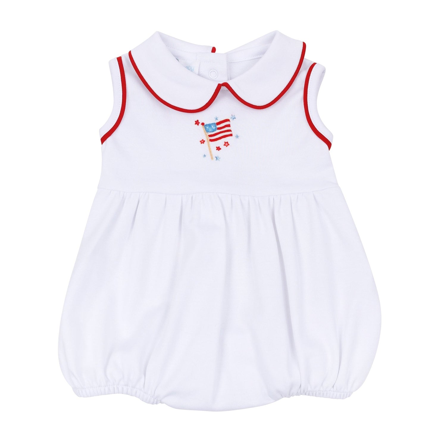 A Sparkly Fourth Collared Girl Bubble - Magnolia BabyBubble