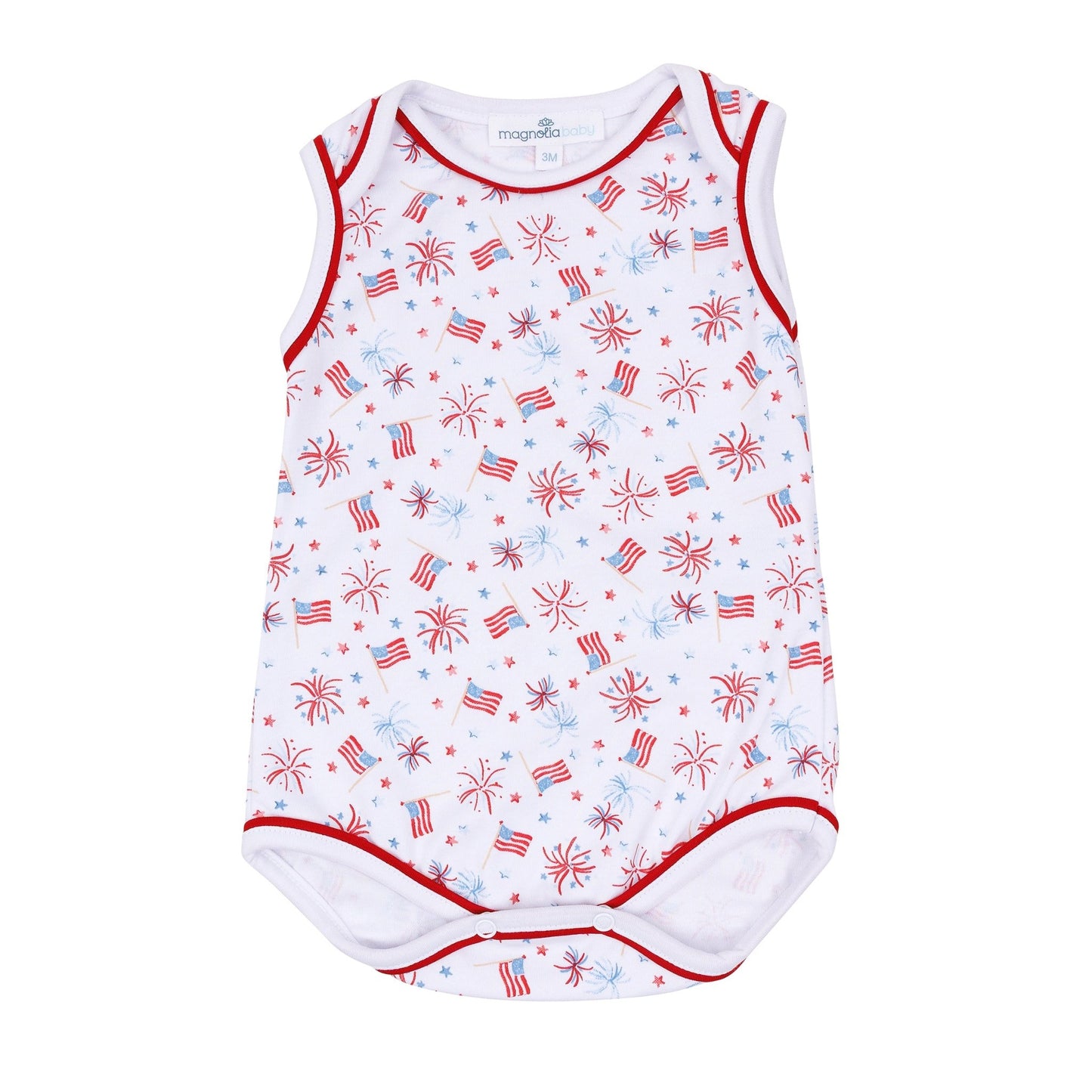 A Sparkly Fourth Print Bodysuit - Magnolia BabyBodysuit