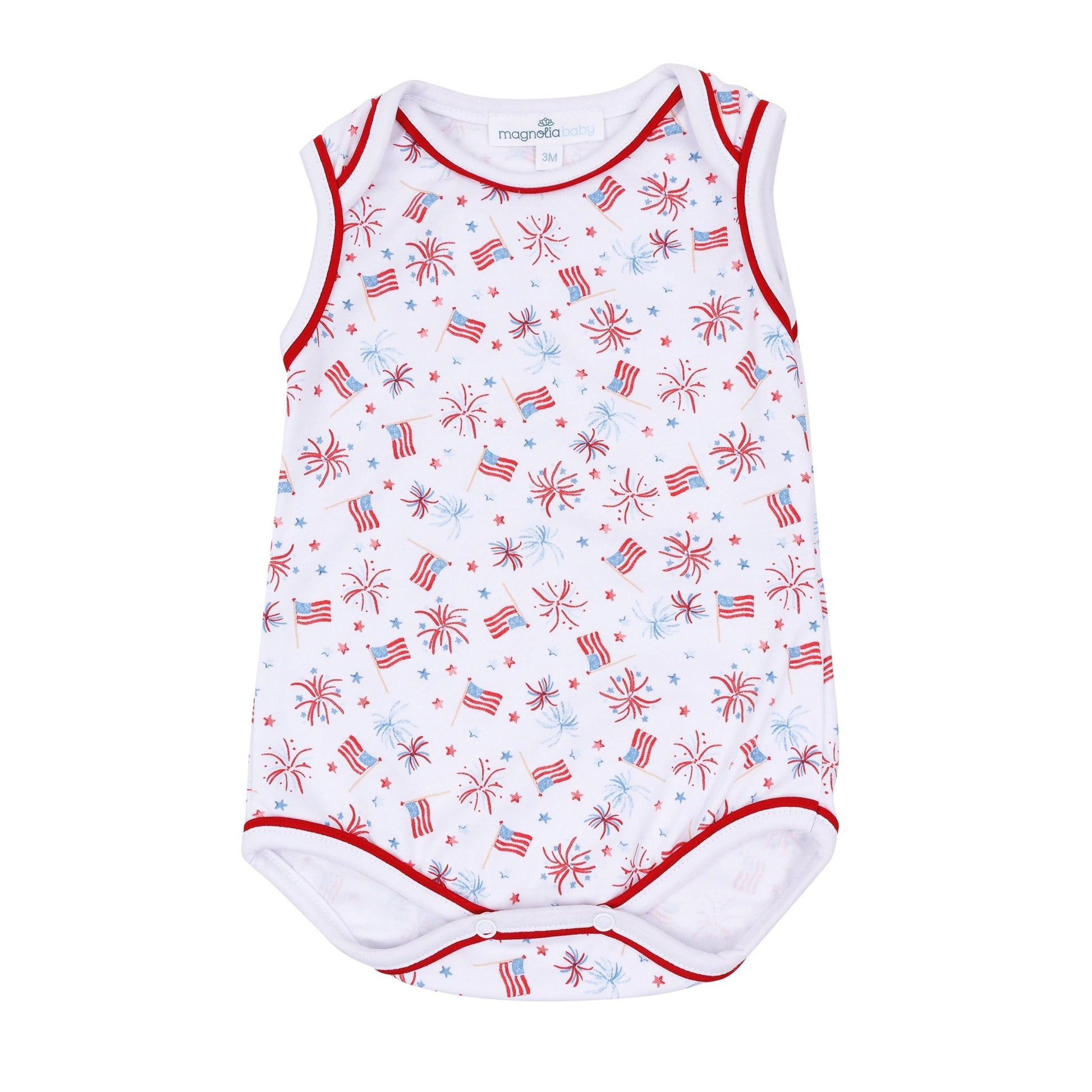 A Sparkly Fourth Print Bodysuit - Magnolia BabyBodysuit