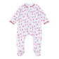 A Sparkly Fourth Print Zip Footie - Magnolia BabyFootie