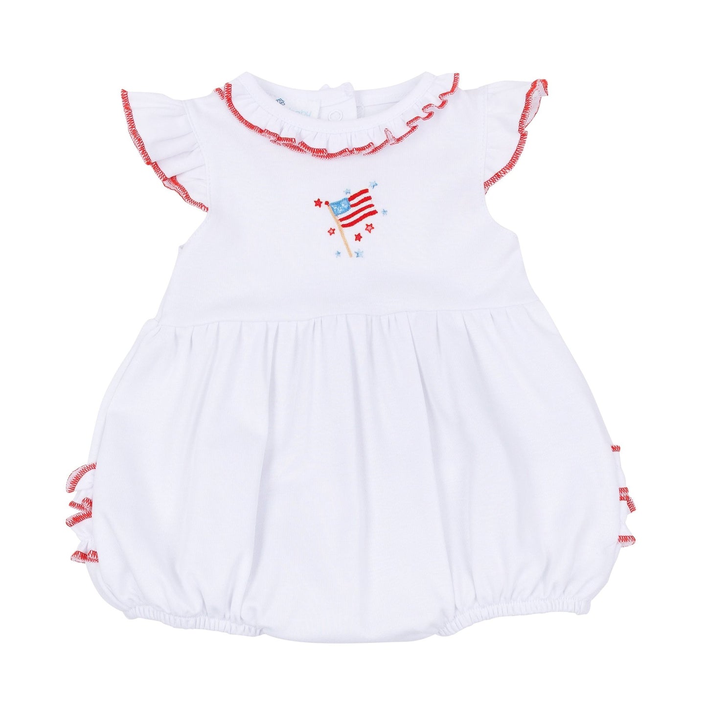 A Sparkly Fourth Ruffle Bubble - Magnolia BabyBubble